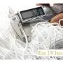 Elastic Ear Tie Cord String Round Stretchy Earloop Strap Sewing for DIY Craft Handmade Making Stretch Rope Band White 100 Yards Elastic Ear Tie Cord String Round Stretchy Earloop Strap Sewing for DIY Craft Handmade Making Stretch Rope Band White 100 Yards