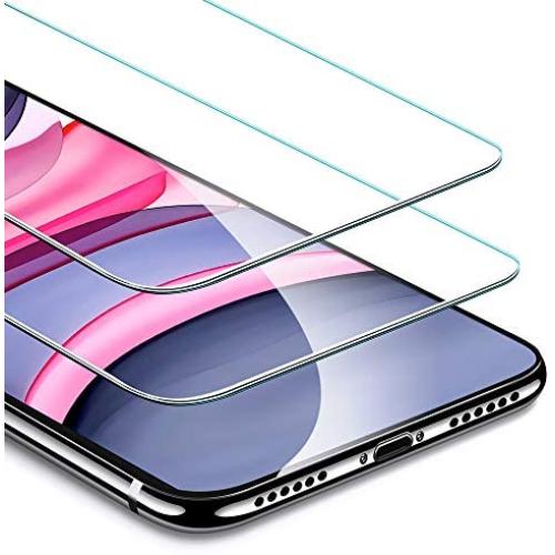 ESR Screen Protector Compatible for iPhone 11, iPhone XR [2 Pack] [Easy Installation Frame] [Case Friendly], Premium Tempered Glass Screen Protector for iPhone 6.1 Inch (2019)