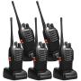 Retevis H-777 Walkie Talkies Rechargeable Long Range Led Flashlight Emergency 16CH Hand Free Two Way Radio for Adults with Usb Charging Base and Adapters(5 Pack)