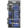 ORIA Precision Screwdriver Kit, 60 in 1 with 56 Bits Screwdriver Set, Magnetic Driver Kit with Flexible Shaft, Extension Rod for Mobile Phone, Smartphone, Game Console, Tablet, PC, Blue ORIA Precision Screwdriver Kit, 60 in 1 with 56 Bits Screwdriver Set, Magnetic Driver Kit with Flexible Shaft, Extension Rod for Mobile Phone, Smartphone, Game Console, Tablet, PC, Blue