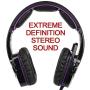Stereo Gaming Headset for PS4, SADES SA930 Wired Noise Cancelling Headphone with Volume Control Mic Soft Memory Earmuffs for PC Laptop Mac New Xbox one(Black Purple)