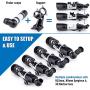 Quintessy Telescope | Telescope for Kids | Telescopes for Adults | Portable 400 x 70mm Astronomical Refractor | Perfect Astronomy Gifts for Beginners | Adjustable Sturdy Tripod | No Tools Required