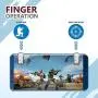BOKA Super Sensitive Touch Screen Pubg Metal Triggers with L1 RI Shooting Aim Button Controller Gamepad Joystick for All Smartphones - (Metal T) BOKA Super Sensitive Touch Screen Pubg Metal Triggers with L1 RI Shooting Aim Button Controller Gamepad Joystick for All Smartphones - (Metal T)