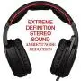 [Newest Updately] Sades SA920 Wired Stereo Gaming Headset Over Ear Headphones with Microphone for New Xbox One / PS4 / PC /Cell phones- Black/red (Renewed)