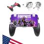 Mobile Controller/Mobile Game Controller compatible with Fortnite iPhone/Android, Mobile Controller 3 in 1 compatible with Fortnite - pubg Mobile triggers/Portable Gamepad/Mobile Joystick (BB045)