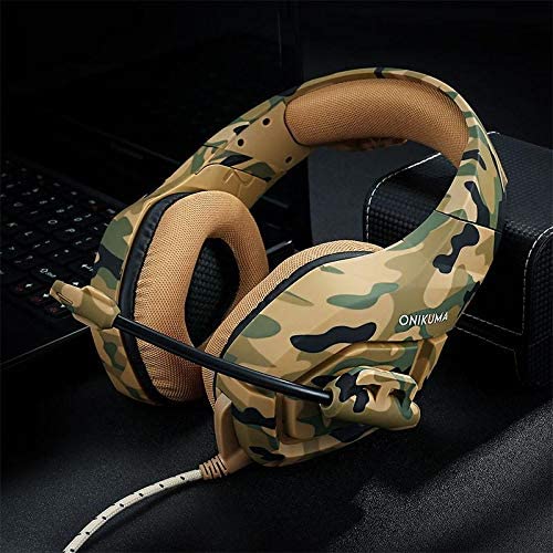 Camouflage Headset Bass Gaming Headphones Game Earphones Casque with Mic for P4S PC Mobile Phone New One Tablet