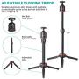 Movo VXR10+ Smartphone Video Rig with Mini Tripod, Phone Grip, and Video Microphone Compatible with iPhone 11, 11 Pro, XS, XR, X, 8, 7, 6S, 6, 5S and Android - for YouTube, TIK Tok, Filming, Vlogging