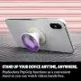 PopSockets PopGrip - Expanding Stand and Grip with Swappable Top - Disco Crystal Orchid