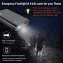 Jackery Portable Charger Giant+ 12000mAh Power Outdoors Dual USB Output Battery Pack Travel Backup Power Bank with Emergency LED Flashlight for iPhone, Samsung and Other Smart Devices - Black