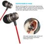 SourceTon 3 Packs Earphone with Remote & Microphone, in Ear Stereo Sound Noise Isolating Tangle Free for Smartphones, Laptops, Gaming, Fits 3.5mm Interface Device