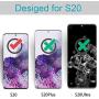 【3-Pack】 LOZA Camera Lens Screen Protector for Samsung Galaxy S20, HD Clear Ultra Slim 9H Tempered Glass Anti Scratch Bubble Free Lens Protective Film Compatible with Galaxy S20 5G 6.2 inch