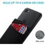 COCOFU Phone Card Sleeve, 3 Pack Cell Phone Ultra Slim Silicone RFID Blocking 3M Self Adhesive Stick on Pocket for Smartphones (Black) COCOFU Phone Card Sleeve, 3 Pack Cell Phone Ultra Slim Silicone RFID Blocking 3M Self Adhesive Stick on Pocket for Smartphones (Black)