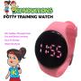 Kidnovations Premium Potty Training Watch - Rechargeable, Water Resistant, Toddler Reminder Watch for Toilet Training Boys & Girls - Potty Trainer Alarm/Timer & Bathroom Training for Kids & Toddler