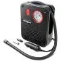 Hi-Spec 12V Compact Air Car Bike Tire Compressor Pump Inflator with 2.5m Power Cable & Analogue Pressure Dial for Portable Inflation. Includes 2 Adapters for Sport Balls, Balloons & Pool Inflatables