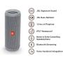JBL Flip 4 Waterproof Portable Bluetooth Speaker - Grey