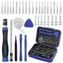 Preciva 37 in 1 Magnetic Screwdriver Kit, Precision Driver Kit Electronic Repair Tool with 28 Bits, Flexible Shaft, Extension Rod for Mobile Phone, Smart phone, Game Console, Tablet, PC Repairing. Preciva 37 in 1 Magnetic Screwdriver Kit, Precision Driver Kit Electronic Repair Tool with 28 Bits, Flexible Shaft, Extension Rod for Mobile Phone, Smart phone, Game Console, Tablet, PC Repairing.
