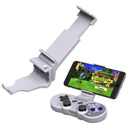 Mosto 8Bitdo Clip Holder Bracket for 8Bitdo SN30 Pro & SF30 Pro, Bracket Handgrip Smart Clip for 8Bitdo SN30 Pro & SF30 Pro, Telescopic Stand for 3.5-6 Inch Phones, Galaxy S7 S8 Note 5 & iPhone X