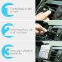 Car Phone Holder Cell Phone Holder for Car Dashboard Cell Phone Holder Dashboard Mount Car Phone Holder Compatible with Smartphones iPhone Samsung (Style 1, Adjustable Mobile Clip)