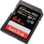 SanDisk 64GB Extreme PRO SDXC UHS-I Card - C10, U3, V30, 4K UHD, SD Card - SDSDXXY-064G-GN4IN SanDisk 64GB Extreme PRO SDXC UHS-I Card - C10, U3, V30, 4K UHD, SD Card - SDSDXXY-064G-GN4IN