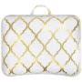 LapGear Designer Lap Desk with Phone Holder and Device Ledge - Gold Quatrefoil - Fits up to 15.6 Inch Laptops - Style No. 45416