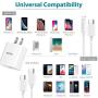 Quntis 30W iPhone Fast Charger iPad Charger, USB C Wall Charger Adapter Charging Block with 6FT C to Lightning Cable[MFi Certified] for iPhone 11 Pro Se XR XS Max X 8 Plus iPad Pro 7 Air 3 Mini 5