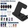 Updated Version 4 in 1 Wireless Charger, Fast Wireless Charging Dock Station for Apple iWatch Series 5/4/3/2/1, AirPods Pro/2 &Pencil Compatible with iPhone 11/11 Pro Max/XR/XS Max/Xs/Samsung