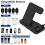 Updated Version 4 in 1 Wireless Charger, Fast Wireless Charging Dock Station for Apple iWatch Series 5/4/3/2/1, AirPods Pro/2 &Pencil Compatible with iPhone 11/11 Pro Max/XR/XS Max/Xs/Samsung