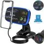 Quick Charge 3.0 Car Charger Cell Phone Mount, Dashboard Magnetic Holder Cradle with Bluetooth FM Radio Transmitter Car Kit with Hands Free Call, MP3 Music Player, Dual USB Cigarette Lighter Adapter Quick Charge 3.0 Car Charger Cell Phone Mount, Dashboard Magnetic Holder Cradle with Bluetooth FM Radio Transmitter Car Kit with Hands Free Call, MP3 Music Player, Dual USB Cigarette Lighter Adapter