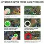 PEIPU Joystick for iPhone iPad Android Mobile Phone Gaming Controller