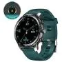 Tinwoo Smart Watch for Android / iOS Phones, Support Wireless Charging ,Bluetooth Health Tracker with Heart Rate Monitor, Digital Smartwatch for Women Men, 5ATM Waterproof (TPU Band Green)