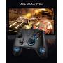 EasySMX Gaming Controller PC, Dual Vibration Gamepad Joystick Remote for PC/PS3/TV Box/Android Devide (Black -Wired)
