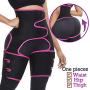 FancyWolf 3 in 1 High Waist Trimmer, Thigh Trimmer, Butt Lifter, Hips Belt Trimmer Body Shaper, Weight Loss Waist Trainer Shaping Slimming Support