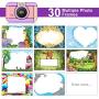 Magicfun Kids Camera for Girls Age 3-10Years Old - 24MP Dual Lens Kid Digital Camera, 1080P 2.4 LCD Blue Screen Video Camcorder, USB Rechargeable Selfie Camera with 32GB SD Card