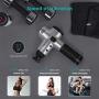 OPOVE M3 Pro Massage Gun Deep Tissue Percussion Muscle Massager for Pain Relief, Handheld Electric Body Massager Sports Drill Portable Super Quiet Brushless Motor, Silver
