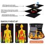 Vaslanda Men & Women 13 Bones Neoprene Waist Trainer Corset Waist Trimmer Belt Compression Fat Burining Girdle for Weight Loss