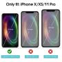 OTAO Privacy Screen Protector for iPhone 11 Pro/iPhone X/XS 5.8inch True 28°Anti Spy Tempered Glass Full-Coverage (2 -Pack)