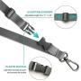 Phone Lanyard Universal Crossbody Cell Phone Lanyards Multifuctional Nylon Patch Adjustable Shoulder Neck Strap Compatible with Most Smartphones(Grey)