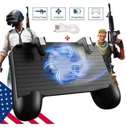 Mobile Game Controller [Upgrade Version] Mobile Gaming Trigger for PUBG/Fortnite/Rules of Survival Gaming Grip and Gaming Joysticks for 4.5-6.5inch Android iOS Phone (Renewed)