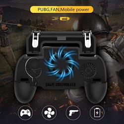 Tacameng Mobile Game Controller For 4in1 Gamepad Shoot And Aim Trigger Phone Cooling,Feel More Comfortable, Product Structure is Ergonomic