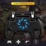 Tacameng Mobile Game Controller For 4in1 Gamepad Shoot And Aim Trigger Phone Cooling,Feel More Comfortable, Product Structure is Ergonomic