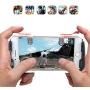 Accreate iPhone Game Gamepad for Mobile Phone Game Controller + Auxiliary Quick Button (Transparent)