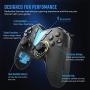IFYOO PS4 Wireless Controller Gamepad Compatible with Mobile Games MFi Games for iPhone/iPad(iOS 13 or Above), Mac OS, Android(Ver. 10 or Above) Phone/Tablet/TV, for Playstation 4, Slim, Pro - Black