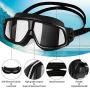 EocuSun Swimming Goggles, Swim Goggles for Men Women Youth Kids Child, Triathlon Goggles with Mirrored & Clear Anti Fog UV Protection Waterproof Lenses and Free Mesh Bag
