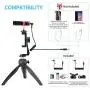 Video Microphone, SAMTIAN Camera Smartphone VideoMicro Kit with Shock Mount, Mini Tripod, Shotgun Interview Microphone for Canon Nikon Sony iPhone Android Samsung Camera Vloging YouTube Video Microphone, SAMTIAN Camera Smartphone VideoMicro Kit with Shock Mount, Mini Tripod, Shotgun Interview Microphone for Canon Nikon Sony iPhone Android Samsung Camera Vloging YouTube