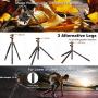 Joilcan 80-inch Tripod for Camera, Aluminum Tripod for DSLR,Monopod, Lightweight Tripod with 360 Degree Ball Head Stable for Travel and Work 18.5"-80",19lb Load (Orange)