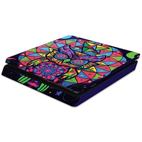 MightySkins Skin Compatible with Sony PS4 Slim Console - Goodnight Owl | Protective, Durable, and Unique Vinyl Decal wrap Cover | Easy to Apply, Remove, and Change Styles | Made in The USA