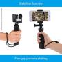 CamKix Stabilizing Hand Grip Compatible with GoPro Hero 8, 7, 6, 5, 4, 3+, 3 and DJI Osmo Action w/Dual Mount, Tripod Adapter and Universal Phone Holder - Record Videos with 2 Different Camera Angles