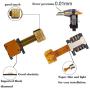 GVKVGIH Dual SIM Adapter (2 Pcs) for Samsung S7 / S7 Edge / S8 / S8+ Huawei Mate7/8/9 Xiaomi Lenovo,Ultra-Slim 2-in-1 Gold Extender for Android Smartphone