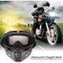 Freehawk Motorcycle Goggles Mask Detachable, Safety Goggles Mask, Road Riding UV Motorbike Glasses with Dustproof Mask, Cool Helmet Glasses Windproof Freehawk Motorcycle Goggles Mask Detachable, Safety Goggles Mask, Road Riding UV Motorbike Glasses with Dustproof Mask, Cool Helmet Glasses Windproof