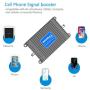 ATT Cell Signal Booster Band 12/17 700Mhz 4G LTE Cell Phone Booster ATT Home Cell Phone Booster Repeater TONVE ATT Signal Booster Mobile Signal Booster Amplifier with Ceriling+Yagi Antenna Kit